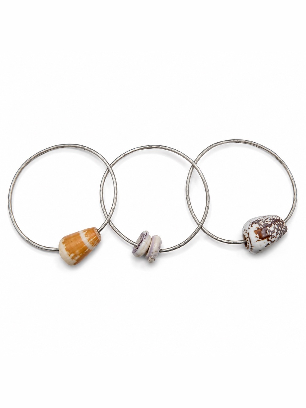 Misha Hawaii silver bangle set